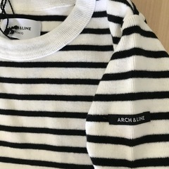 【新品タグ付】【ARCH&LINE/アーチアンドライン】【2枚】長袖TシャツボーダーロングTシャツ　の画像