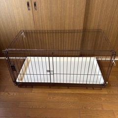 お掃除簡単ワイドサークル　ブラウン