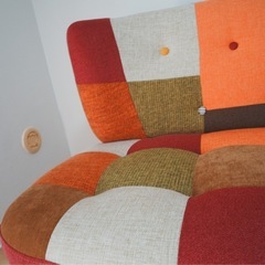 【引き渡し者決定
】北欧風　2人がけソファ　の画像