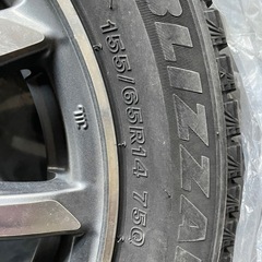 ホンダ純正ホイール スタッドレスタイヤ