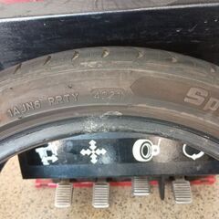 作業可能 165/50R16 2021年 夏ﾀｲﾔ 2本の画像