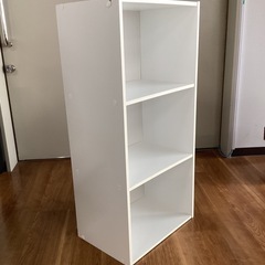 カラーBOX(白)【町田市再生家具】0409の画像