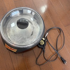 【4/25以降のお渡し】お鍋やすき焼きに★　卓上電熱鍋　直径27cm