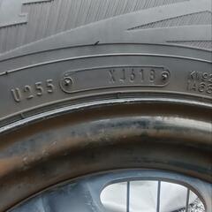 キャラバン鉄ホイール＋スタッドレス希望者にはリヤバンパー付きの画像