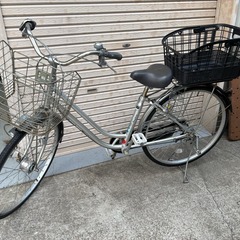 🎉アルベルト1週間返品保証付き27インチ黒5段変速：自転車通学