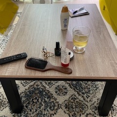 ローテーブル　こたつ付きの画像