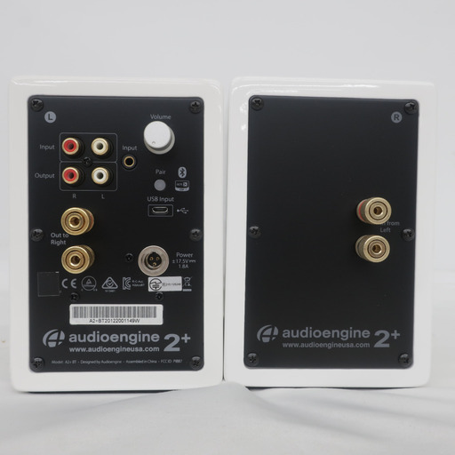 Audioengine A2＋ WIRELESS SPEAKER SYSTEM ホワイト ブックシェルフ型 オーディオ機器  【コンプ
