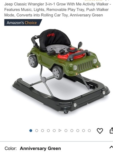 ジープ　ラングラー　歩行器　乗用玩具