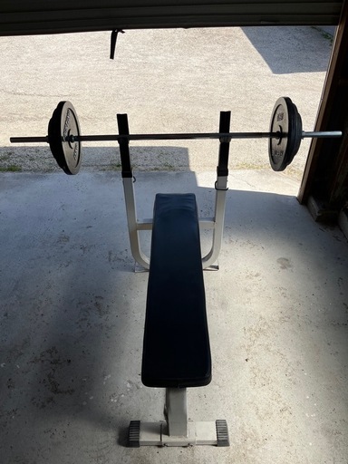 ペンチプレス台➕シャフト➕プレート(60kg分)