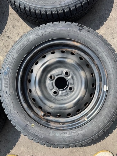 【ほぼ新品】155/65R14 スタッドレス 