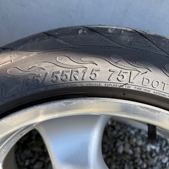 RH ホイール タイヤセット ほぼ新品タイヤの画像