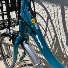 (受け渡し者決定済み！)パナソニック電動自転車譲ります！の画像