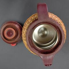 籐ポット☆魔法瓶☆昭和レトロです！の画像