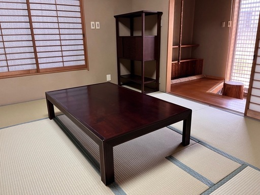 松本民芸家具テーブル (⭐️引越し⭐️) 砥堀のテーブル《こたつ