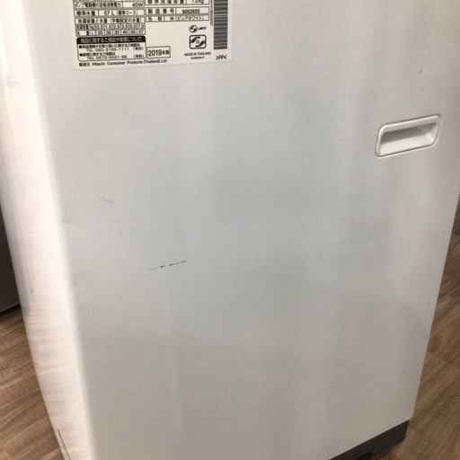 ※キズへこみ有り 洗浄機 日立 NW-80C 2019年製7.0kg