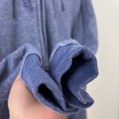 ジップアップパーカー　裏起毛の画像