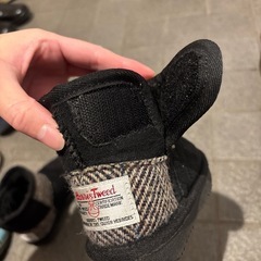 ベビー　キッズ　シューズ【14cm】HarrisTweed 　靴 ブーツの画像