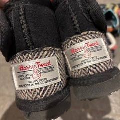 ベビー　キッズ　シューズ【14cm】HarrisTweed 　靴 ブーツの画像
