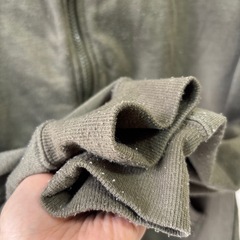 ジップアップパーカー　裏起毛の画像