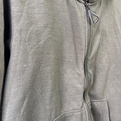 ジップアップパーカー　裏起毛の画像