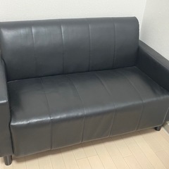 【受け渡し決定】
ソファ　黒の画像