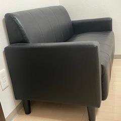 【受け渡し決定】
ソファ　黒の画像