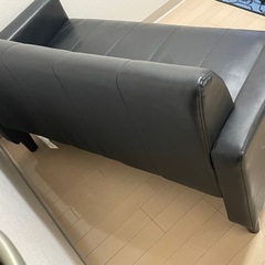 【受け渡し決定】
ソファ　黒の画像