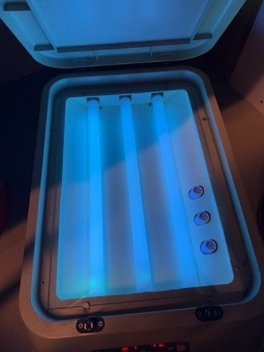 Tシャツくん露光機 ワイド 写真の物付属