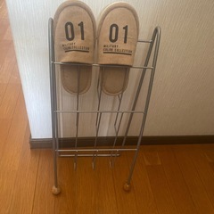 決まりました！スリッパラック