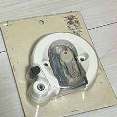 自転車　ディンプル式　後輪錠　アイボリー　無印良品
