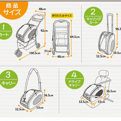 アイリスオーヤマ　４WAYペットカート　千葉県市川市　店舗引き取り（平日のみ）の画像