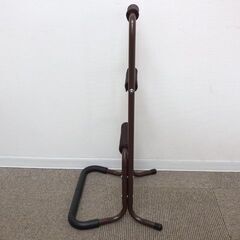 ★ 新札幌 ★ CAINZ カインズ 立ち上がりサポートステッキ3段 ブラウン 介護用品 補助 手すり / No.3274 ★の画像