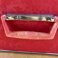 ☆値下げ☆I 2504-197 収納ケース ボックス 持ち手が少しくちてます。の画像