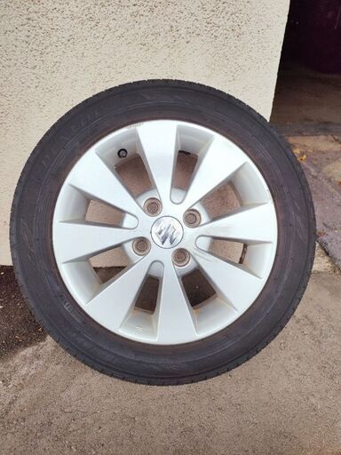 スズキ純正 ホイールセット BS 155/65R14 （青0472） スズキ純正 ホイールセット BS 155/65R14 （青0472） BRIDGESTONE
