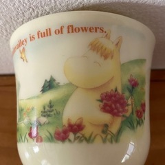 新品 未使用 ムーミン 陶器 グラス カップ 飾り Moominの画像