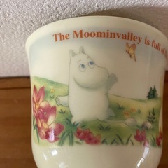 新品 未使用 ムーミン 陶器 グラス カップ 飾り Moominの画像