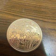 2002年FIFAサッカーワールドカップ記念硬貨五百円玉の画像