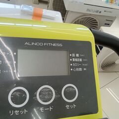 ★ジモティ割あり★ ALINCO エアロバイク ブラック H100×D117×W53.5 クリーニング済み HJ6250の画像