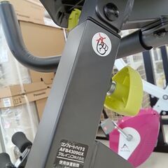 ★ジモティ割あり★ ALINCO エアロバイク ブラック H100×D117×W53.5 クリーニング済み HJ6250の画像