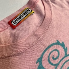 hysteric mini  女の子95位　ピンク　ロンＴの画像