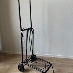 BUNDOK キャリー カート／折りたたみ式 ゴムひも付属 耐荷...