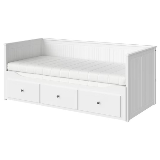 HEMNES ヘムネス ホワイト 収納付きベッド 収納ベッド