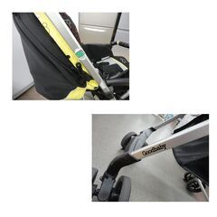 両対面式 ベビーカー ミッキーマウス グッドベビー A型 ブラック 新生児パッド欠品 西岡店の画像