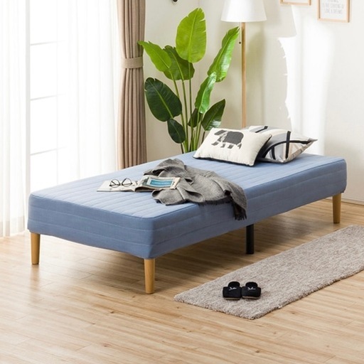 【超美品‼️】ニトリ シングル脚付きマットレス シングルベッド