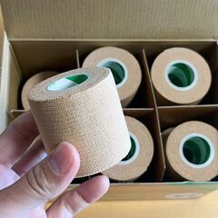 テーピングテープ 50mm×4m 伸縮タイプ 11巻の画像