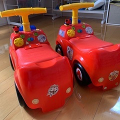 足けり乗用玩具　ディズニー　消防車の画像