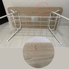 [お話中]デコホームの折りたたみテーブルの画像