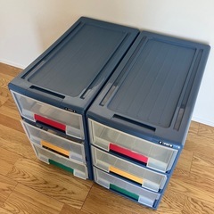 【受け渡し決定】押し入れ引き出し収納ケース 衣類収納ボックス クリアタイプの画像