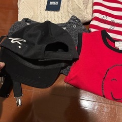 ブランド　子供服　アニエス・ベー　ブリーズ新品タグ付き　まとめ売り　長袖　半袖　キャップ　ぼうし　男の子　キッズ　サスペンダーの画像