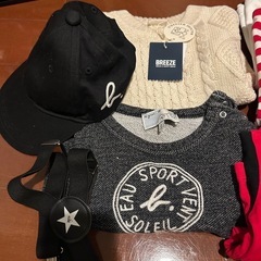 ブランド　子供服　アニエス・ベー　ブリーズ新品タグ付き　まとめ売り　長袖　半袖　キャップ　ぼうし　男の子　キッズ　サスペンダーの画像